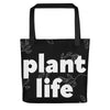 "Plant Life" Black Tote bag