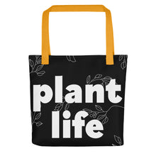  "Plant Life" Black Tote bag