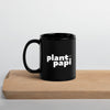 "Plant Papi" Black Glossy Mug