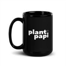  "Plant Papi" Black Large Glossy Mug