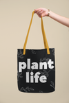 "Plant Life" Black Tote bag