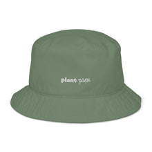  "Plant Papi" embroidered Organic bucket hat