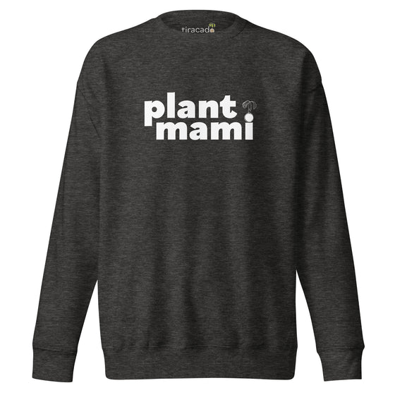 "Plant Mami" White Text LF Sweatshirt (Unisex)