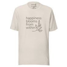  "Happiness Blooms From Within" t-shirt (unisex)