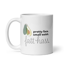  "Fat Hass Avocados" White glossy mug