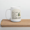 "Avocado Toast" White glossy mug