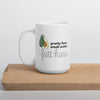 "Fat Hass Avocados" White glossy mug