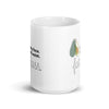 "Fat Hass Avocados" White glossy mug